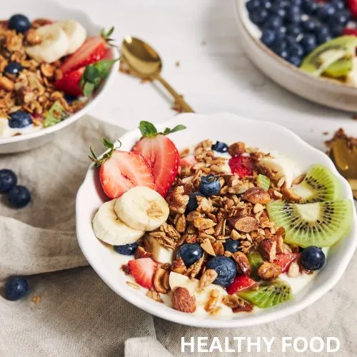 Wholesome seasonal healthy food bowl