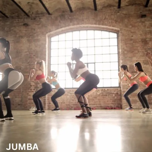 Energetic Zumba dance workout for weight loss